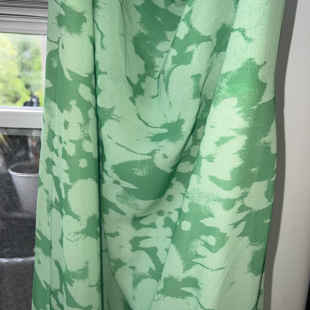 Princess Polly Green Floral Slip Maxi Dress - Picture 3 of 3